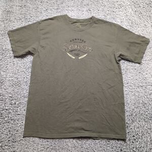 Señor Frogs Shirt Adult Large Green Cozumel Mexico Graphic Frog Embroidered Tee